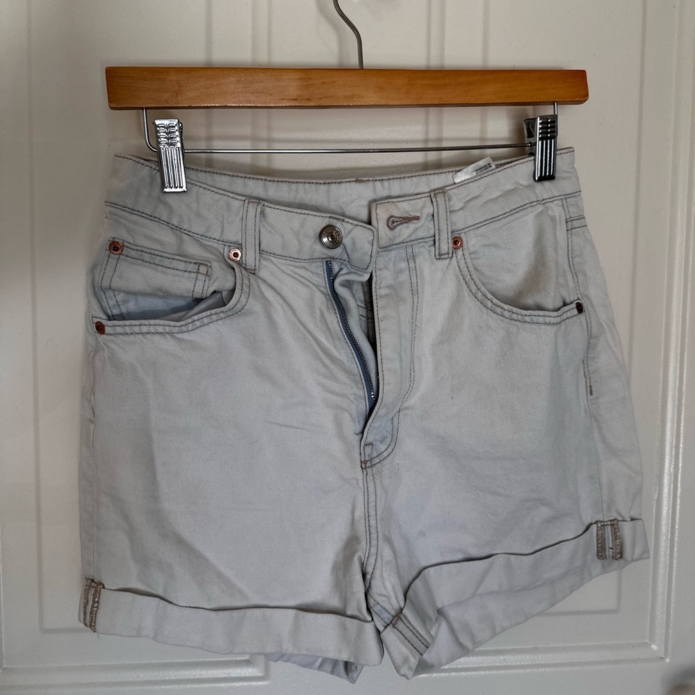 H&M Light Gray Jean Shorts